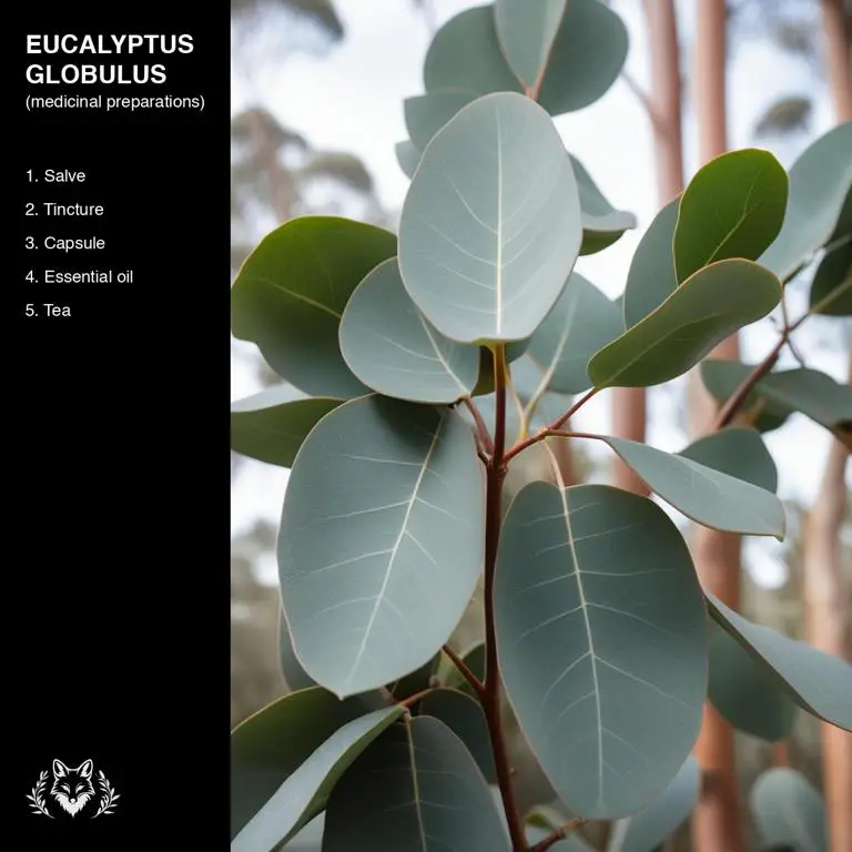 preparations of Eucalyptus globulus