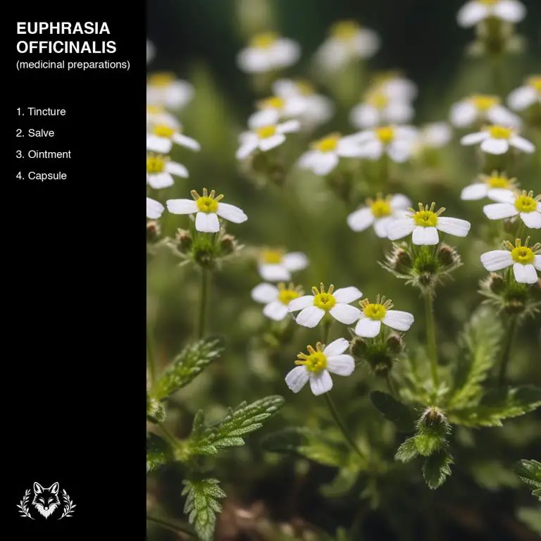 preparations of Euphrasia officinalis