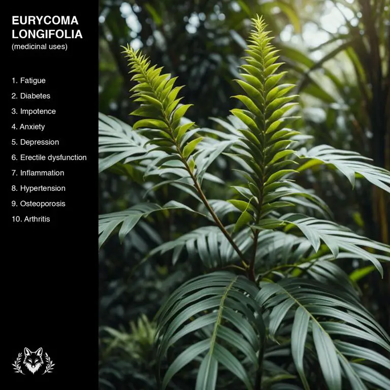 uses of Eurycoma longifolia