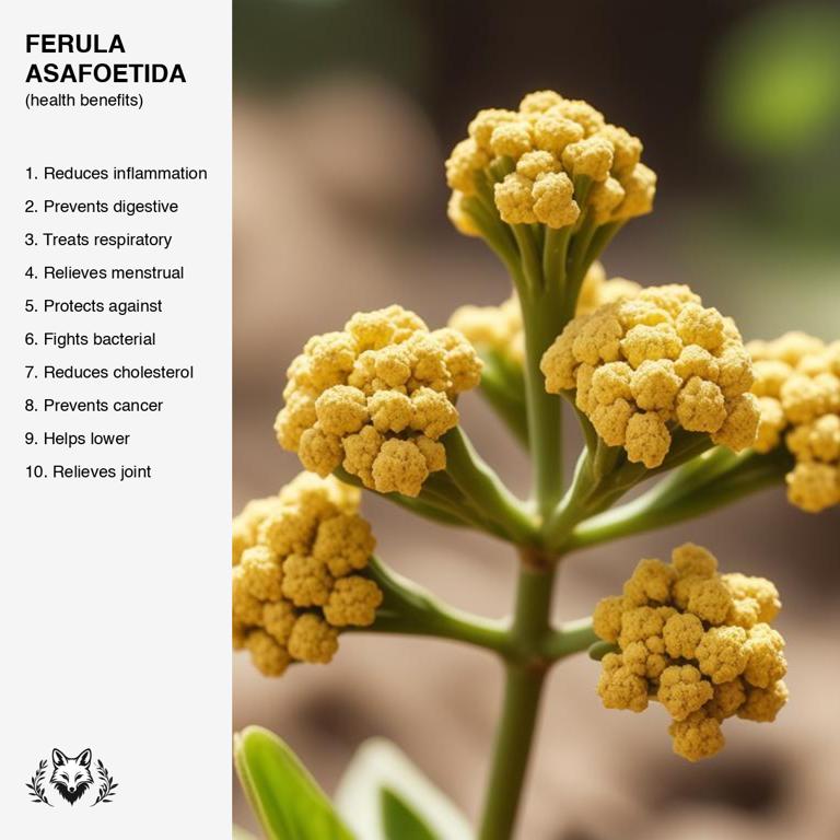 benefits of Ferula asafoetida