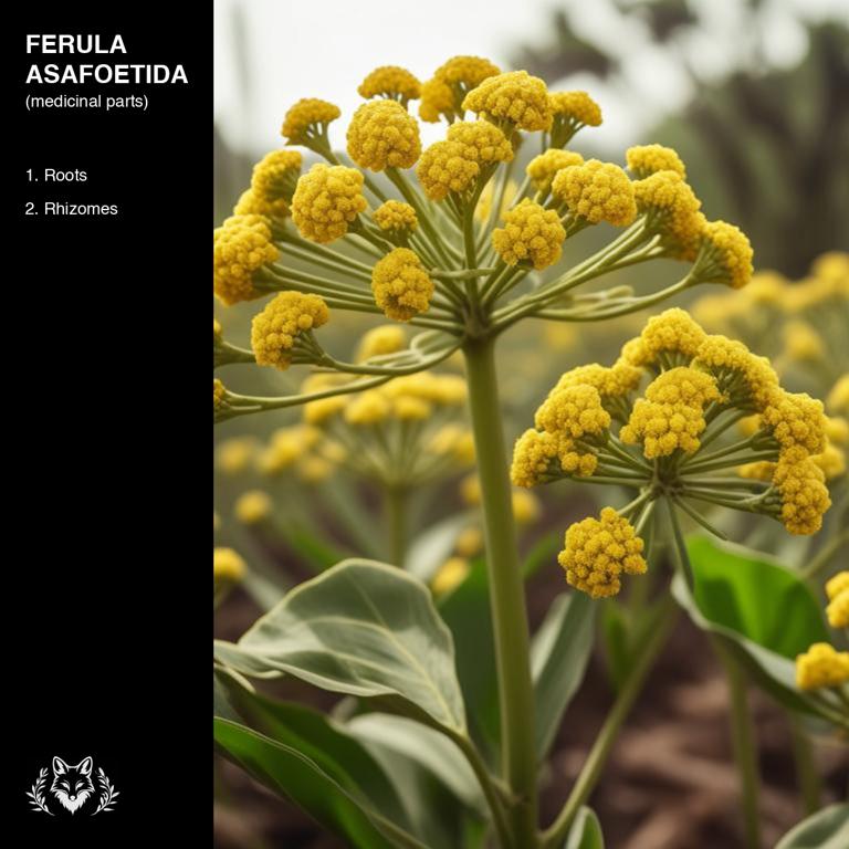 parts of Ferula asafoetida