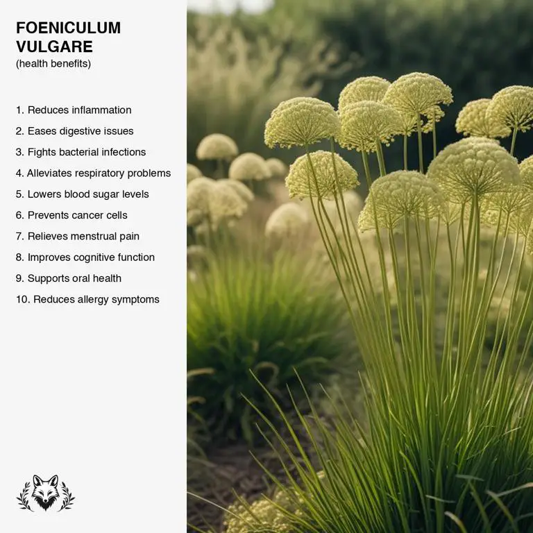 benefits of Foeniculum vulgare