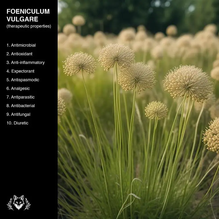 properties of Foeniculum vulgare