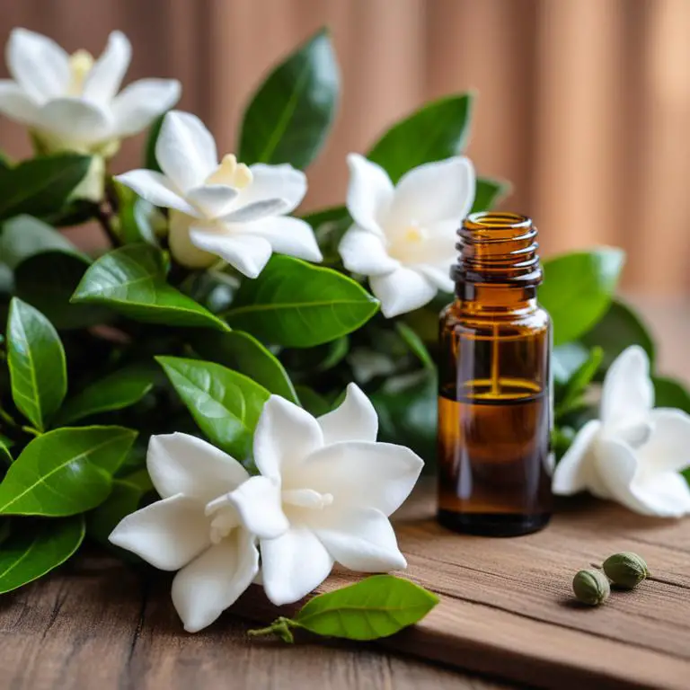 essential oil made with Gardenia jasminoides