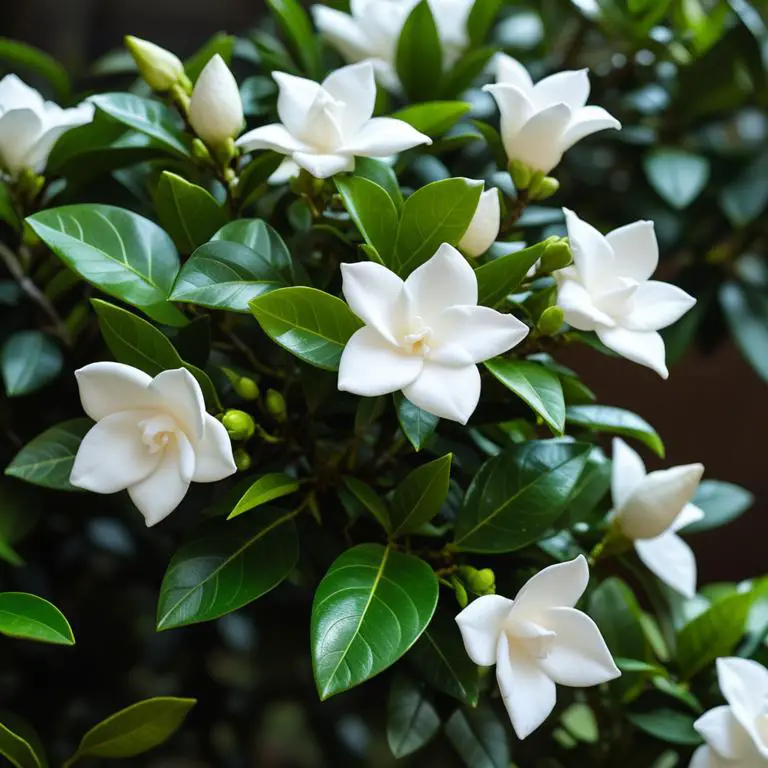 Gardenia jasminoides plant