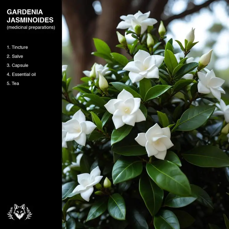 preparations of Gardenia jasminoides