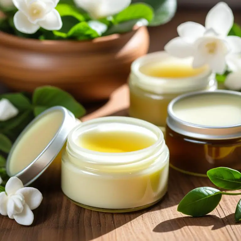 salve made with Gardenia jasminoides