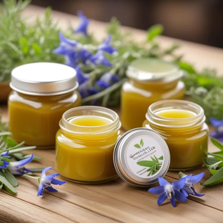 salve made with Gentiana lutea