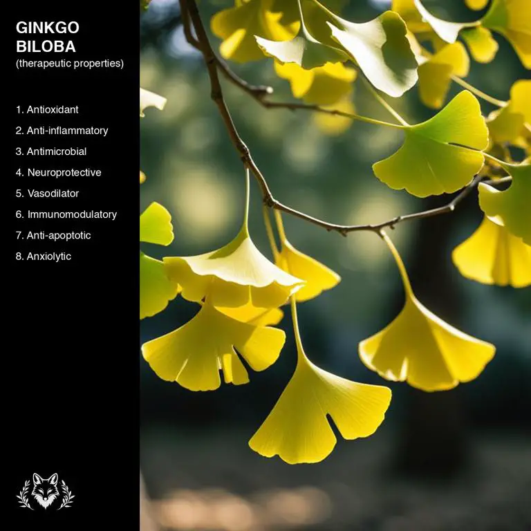 properties of Ginkgo biloba