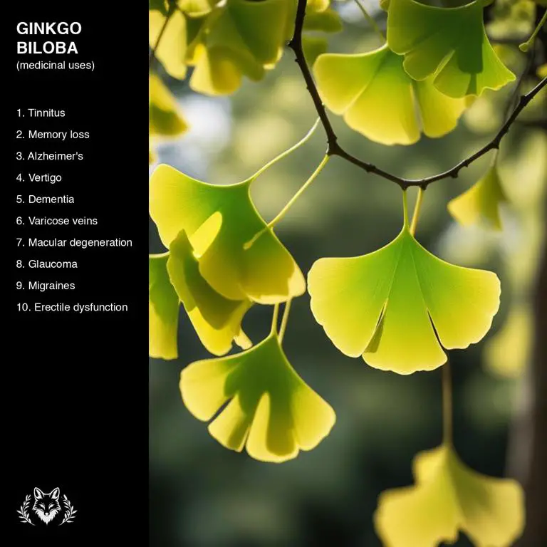 uses of Ginkgo biloba