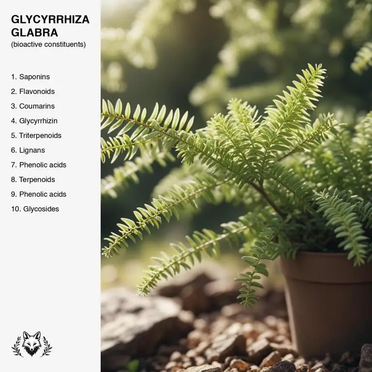 constituents of Glycyrrhiza glabra