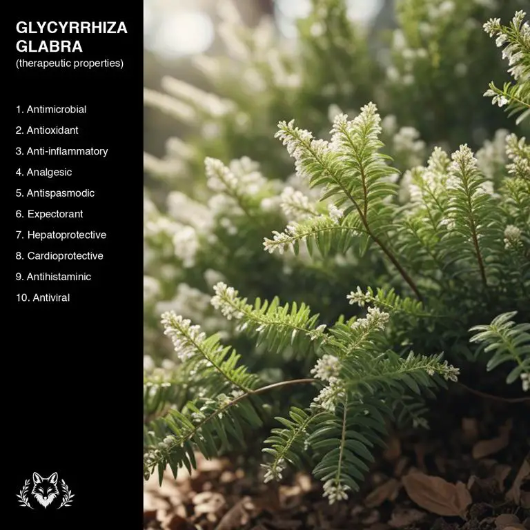 properties of Glycyrrhiza glabra