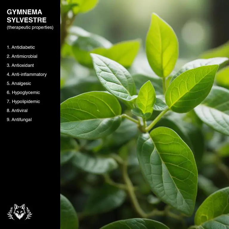 properties of Gymnema sylvestre