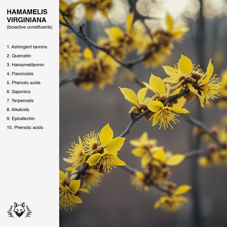 constituents of Hamamelis virginiana