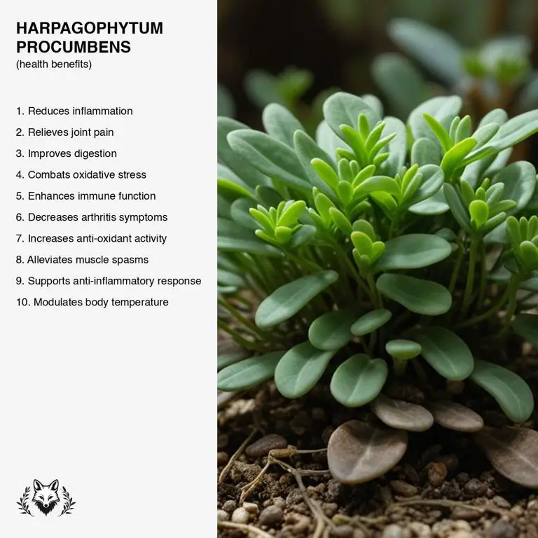 benefits of Harpagophytum procumbens