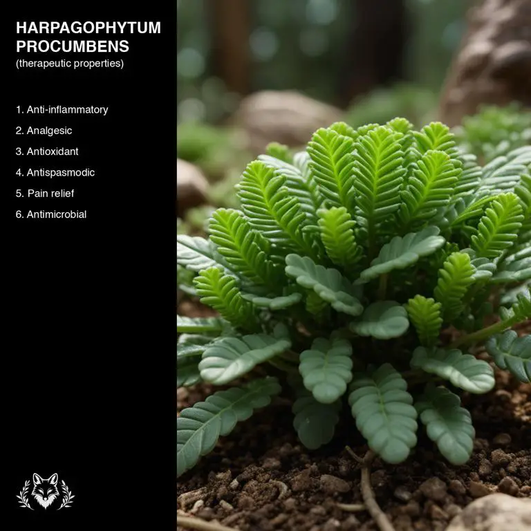 properties of Harpagophytum procumbens