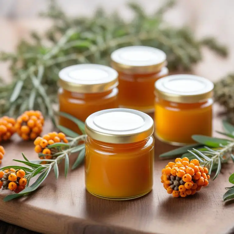 salve made with Hippophae rhamnoides