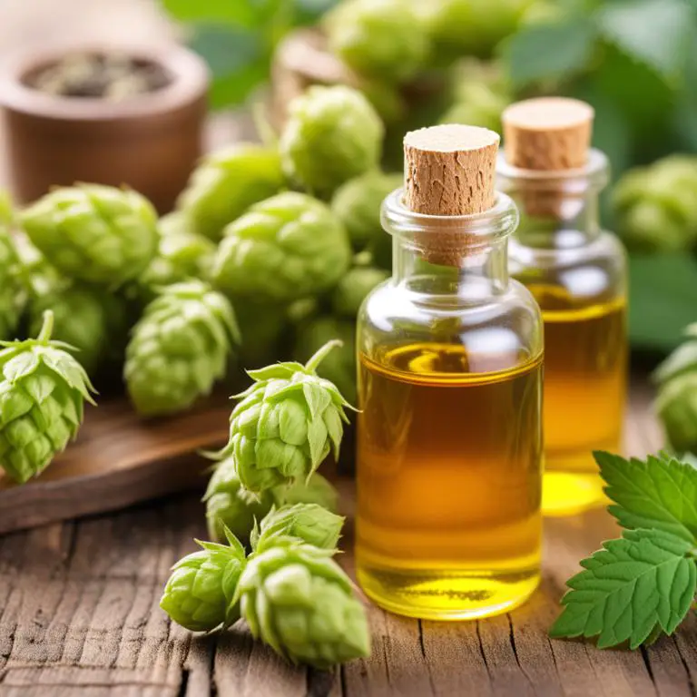 essential oil made with Humulus lupulus