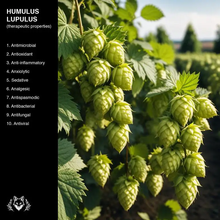 properties of Humulus lupulus