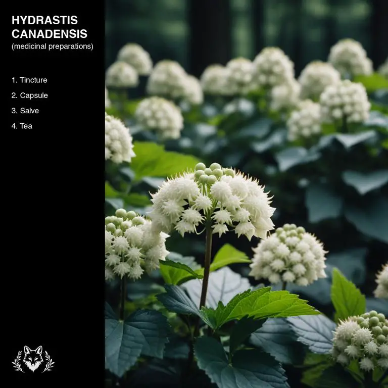 preparations of Hydrastis canadensis