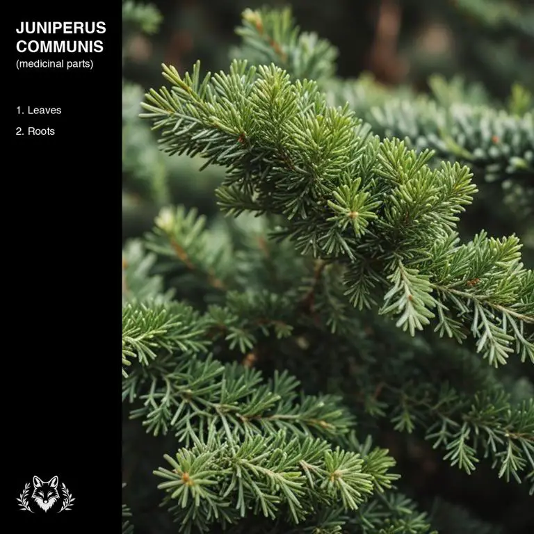 parts of Juniperus communis