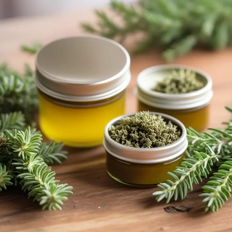 salve made with Juniperus communis