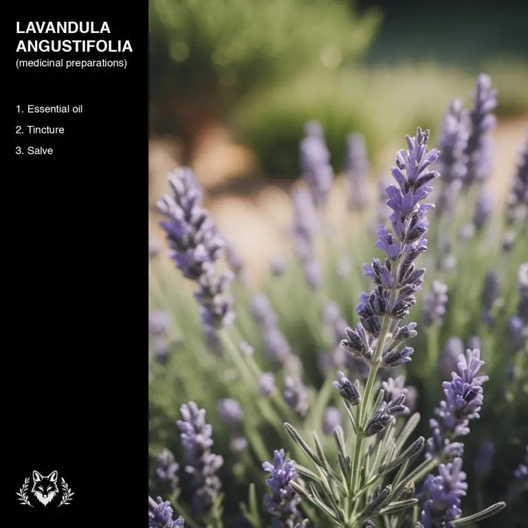 preparations of Lavandula angustifolia