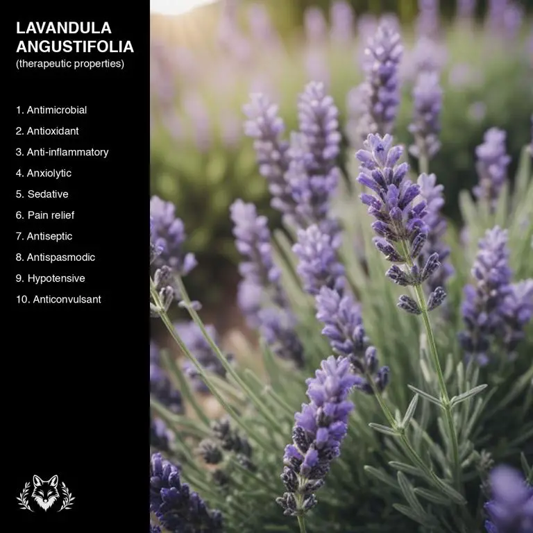 properties of Lavandula angustifolia