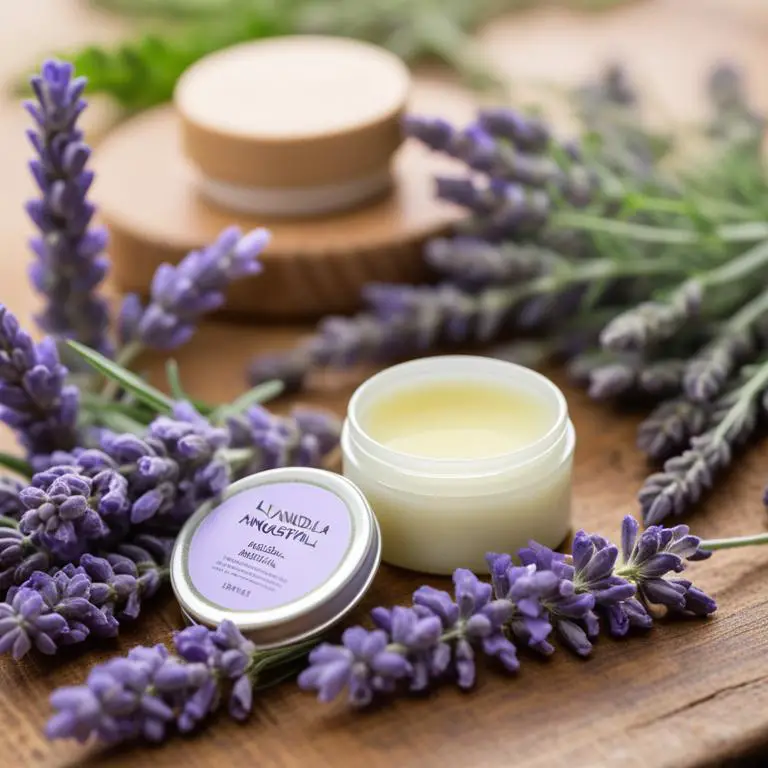 salve made with Lavandula angustifolia