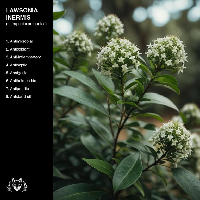 properties of Lawsonia inermis