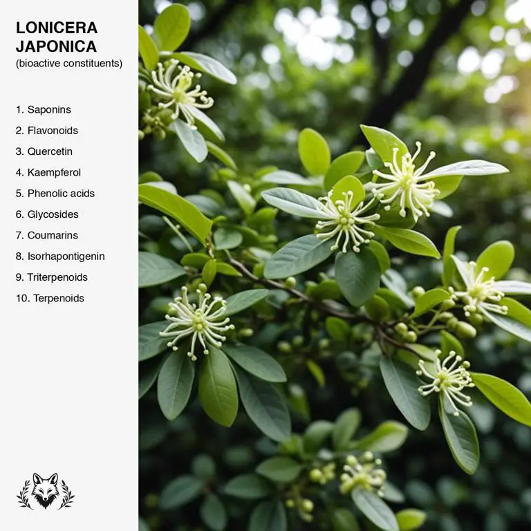 constituents of Lonicera japonica