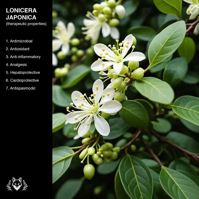 properties of Lonicera japonica