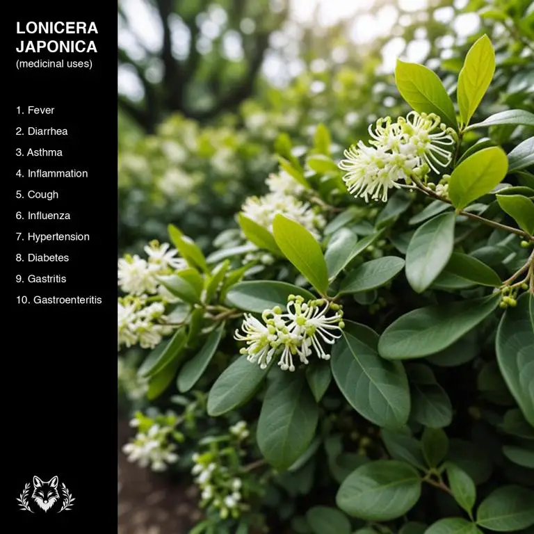 uses of Lonicera japonica