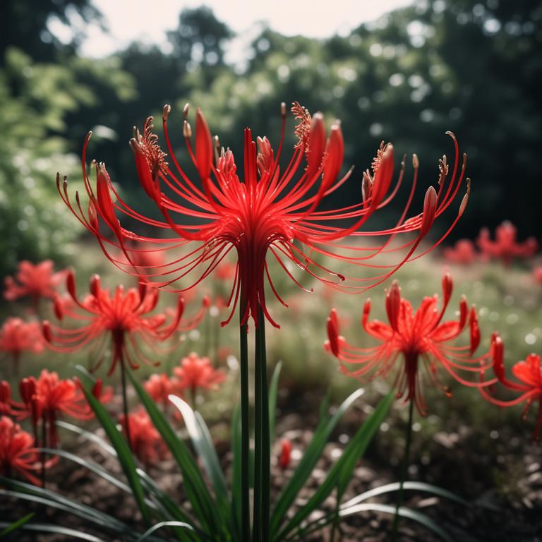 Lycoris radiata plant