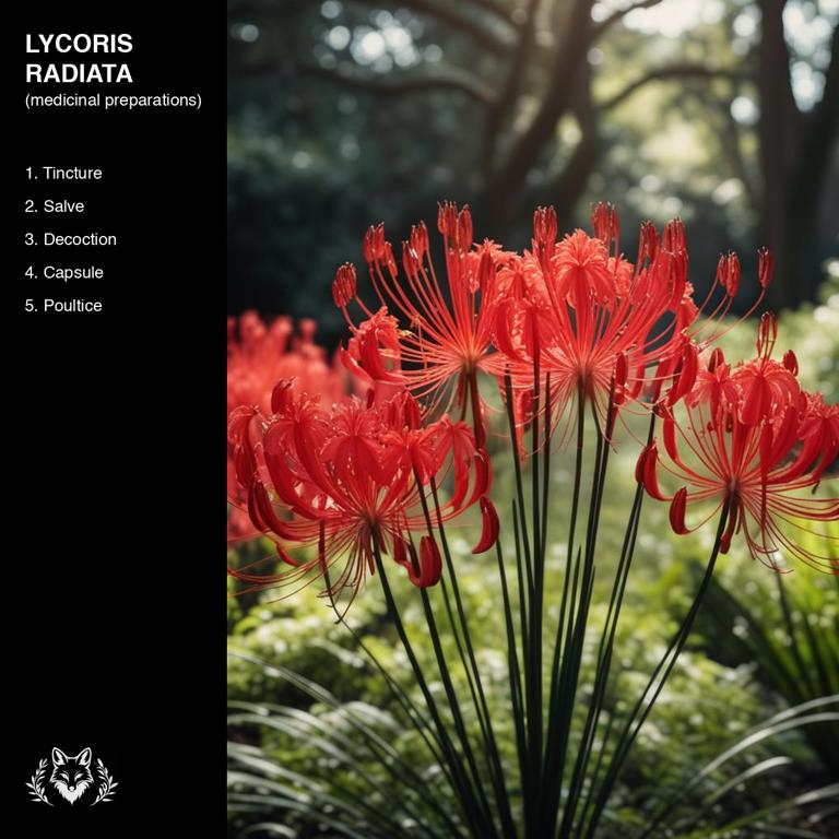 preparations of Lycoris radiata