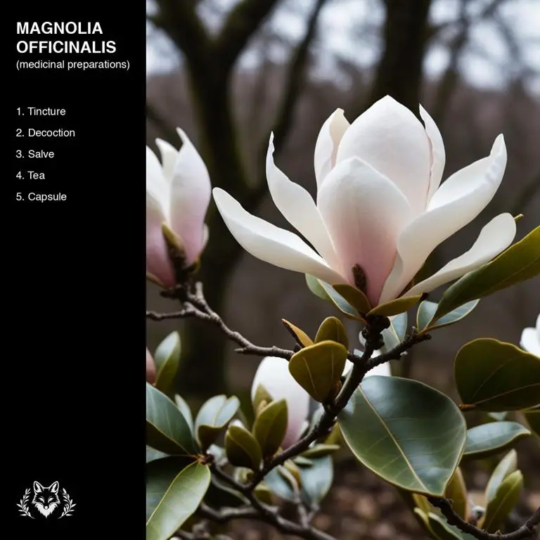 preparations of Magnolia officinalis