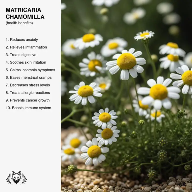 benefits of Matricaria chamomilla