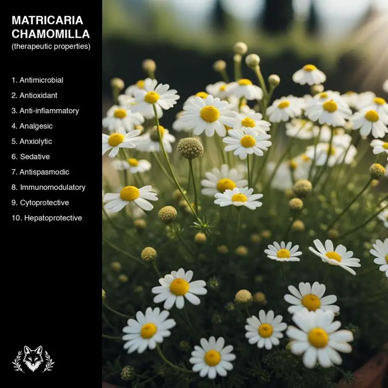 properties of Matricaria chamomilla