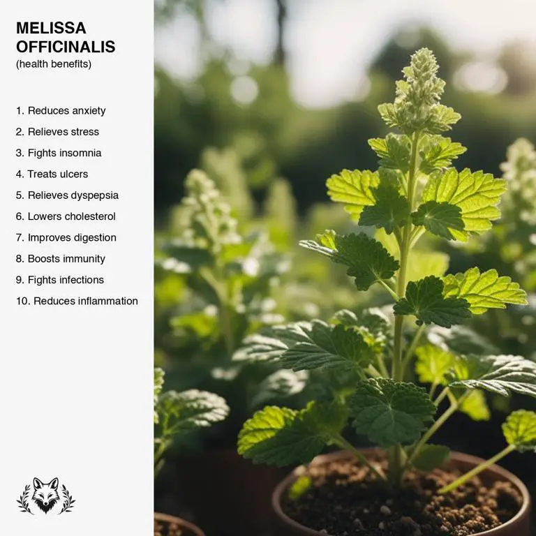 benefits of Melissa officinalis