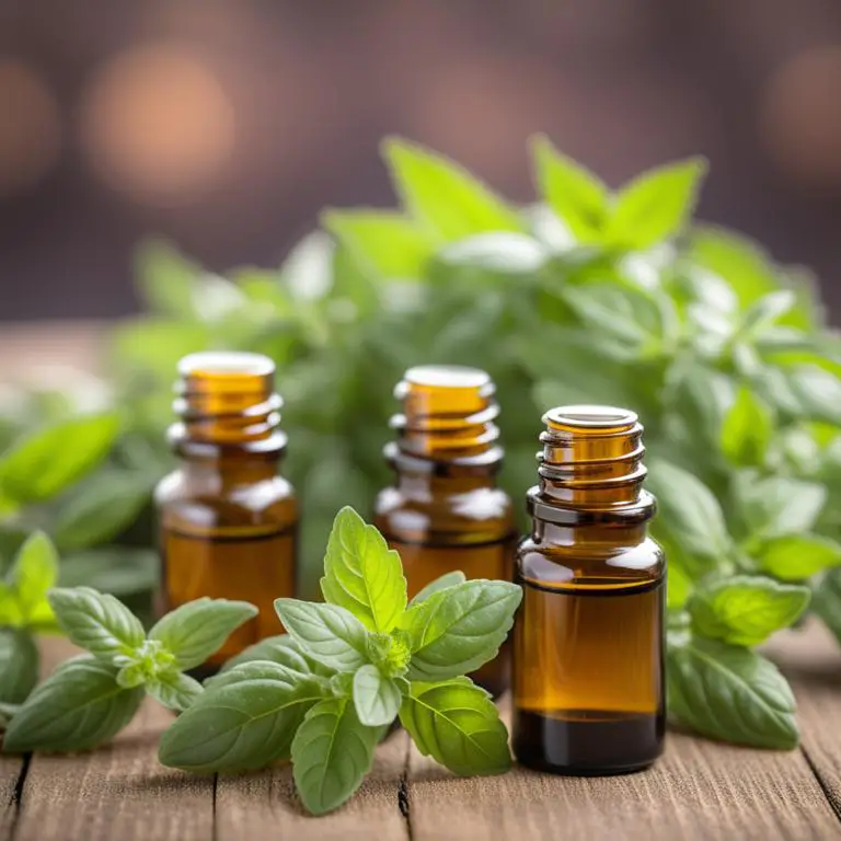 essential oil made with Ocimum basilicum