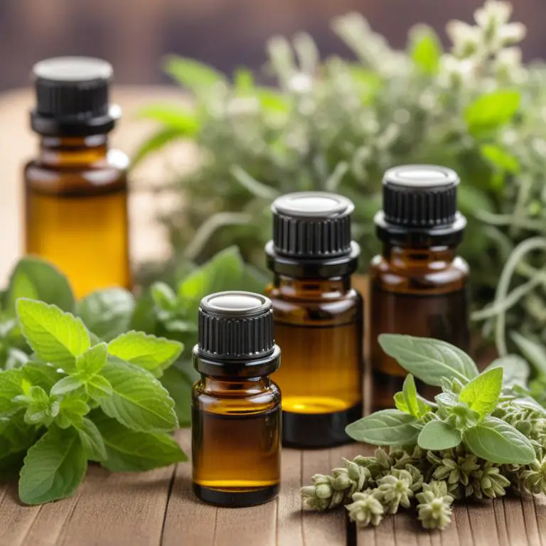 essential oil made with Ocimum sanctum