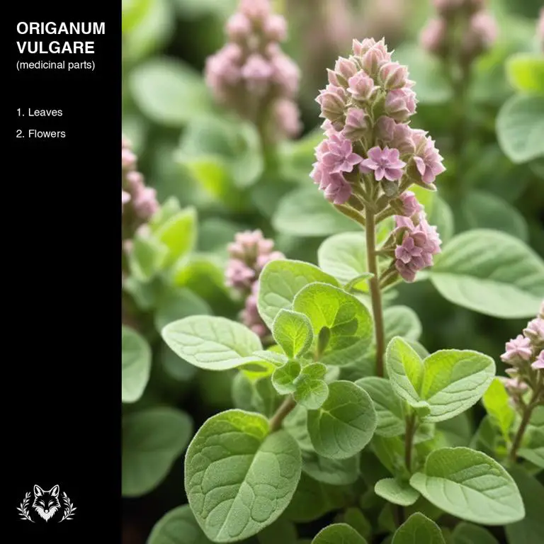 parts of Origanum vulgare