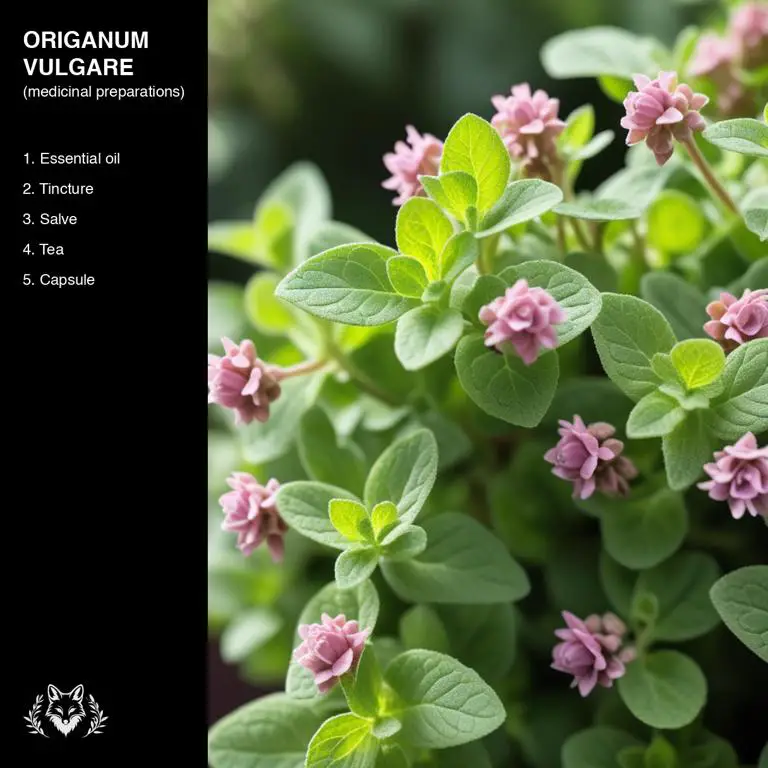 preparations of Origanum vulgare