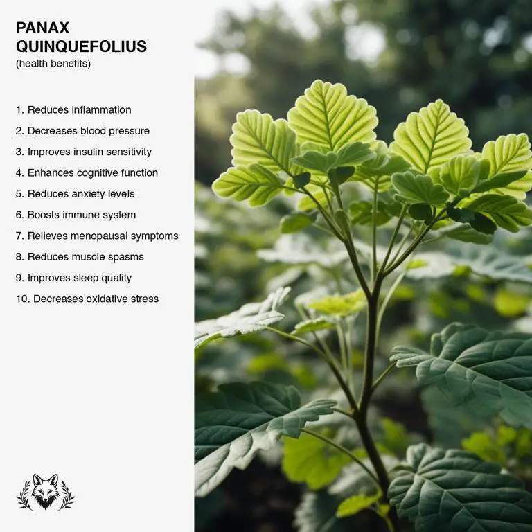 benefits of Panax quinquefolius