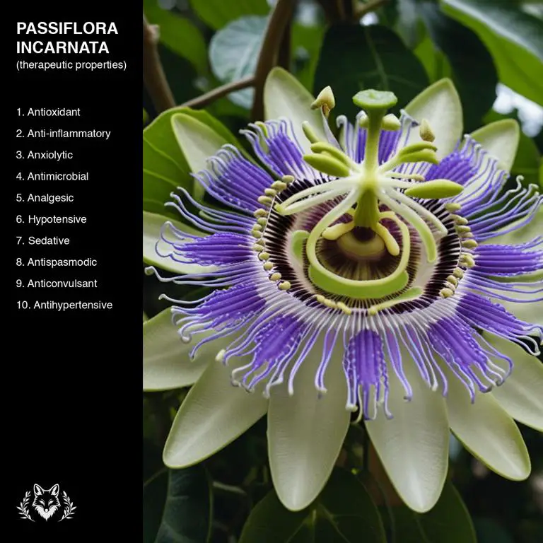 properties of Passiflora incarnata