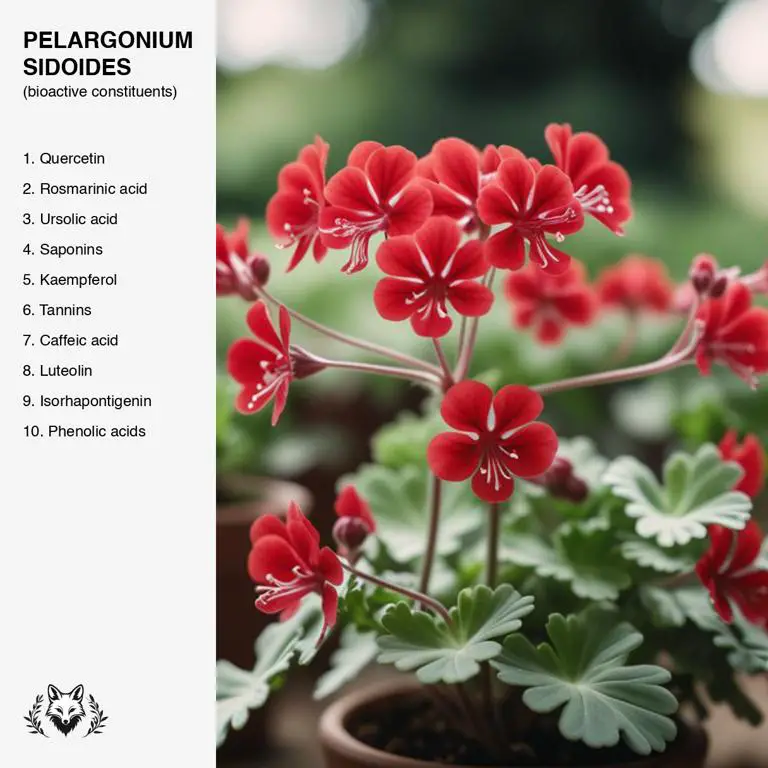 constituents of Pelargonium sidoides