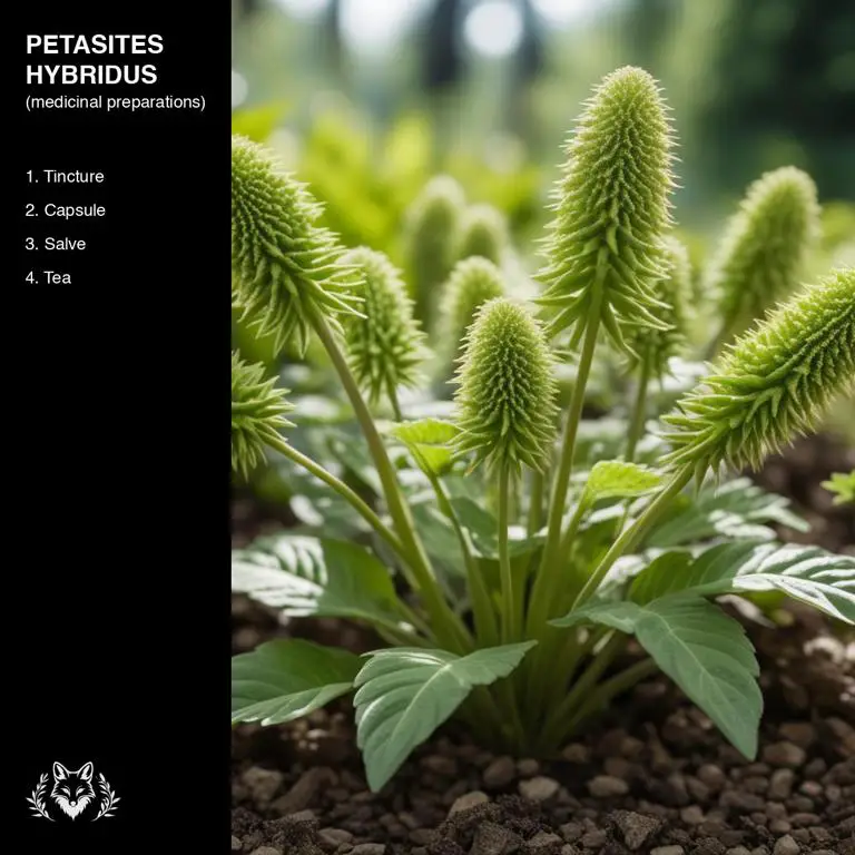 preparations of Petasites hybridus