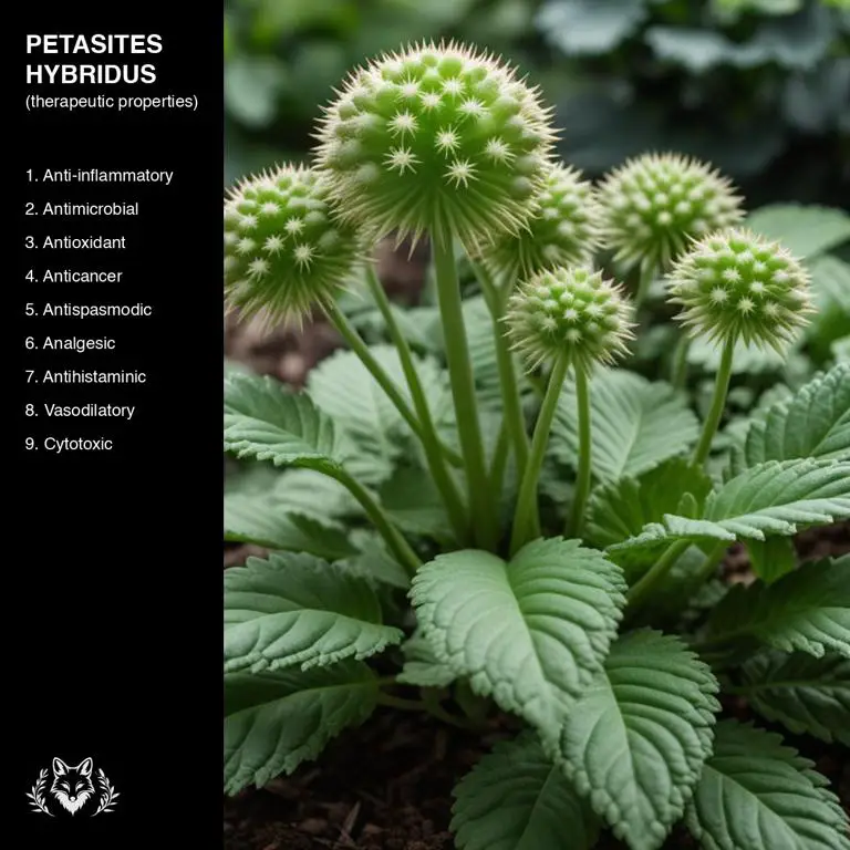 properties of Petasites hybridus