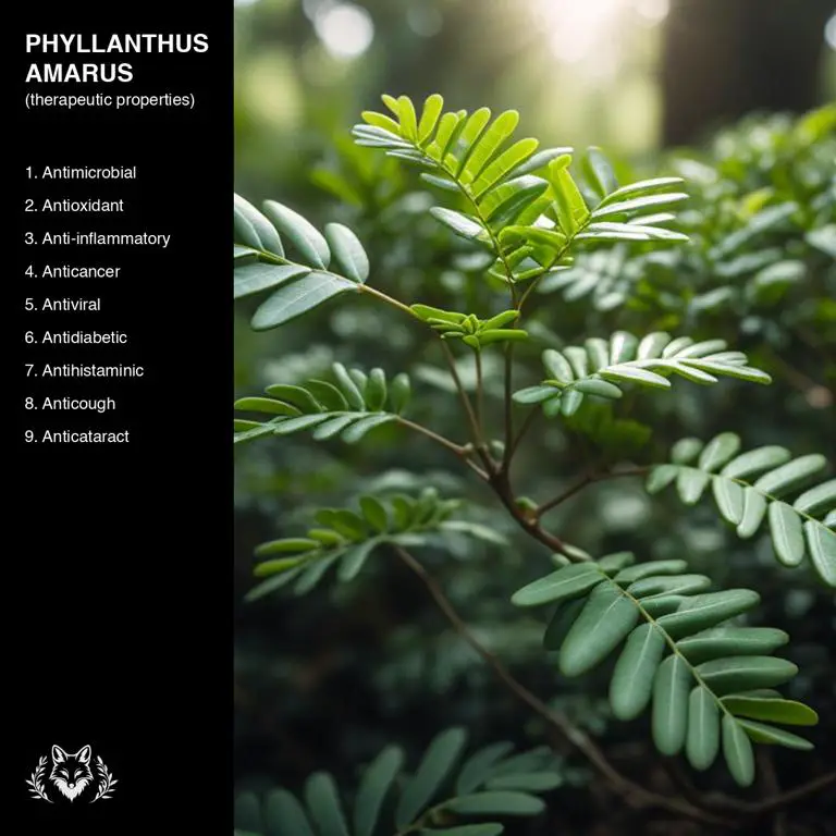 properties of Phyllanthus amarus