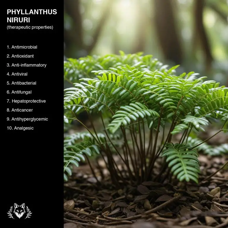 properties of Phyllanthus niruri